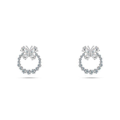 Shiny Butterfly Earring - 925 Sterling Silver - fathyibrahim