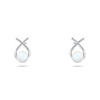 Shiny Zircon and Lolly stone Earring - 925 sterling silver - fathyibrahim