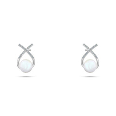 Shiny Zircon and Lolly stone Earring - 925 sterling silver - fathyibrahim