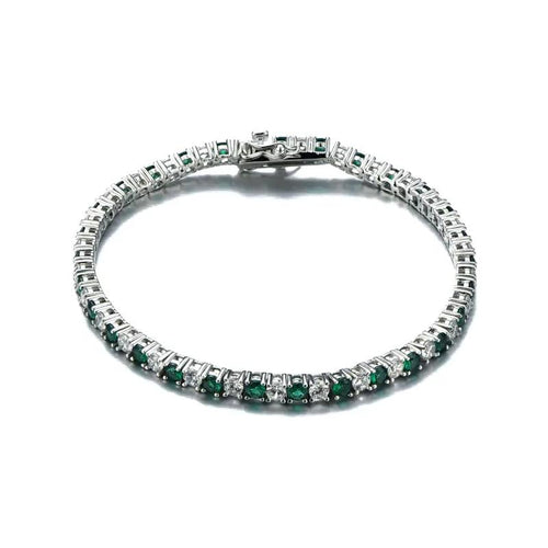 Shiny zircon Bracelet tennis 925 Silver