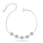 Shiny Zircon Circles Bracelet - fathyibrahim