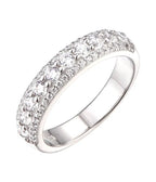 Shiny Zircon Ring With A Stunning Design 925 Silver - Rings