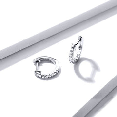 Simple Ear Clip 925 Silver Earring - fathyibrahim