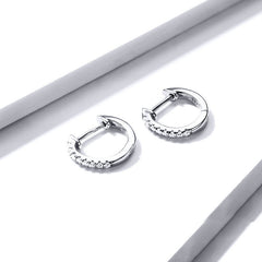 Simple Ear Clip 925 Silver Earring - fathyibrahim