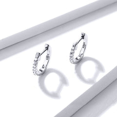 Simple Ear Clip 925 Silver Earring - fathyibrahim
