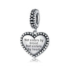 Sisters Love 925 Silver Charm Pendant