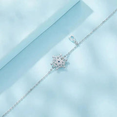 Snowflake Bracelet - 925 sterling silver - Multi Color