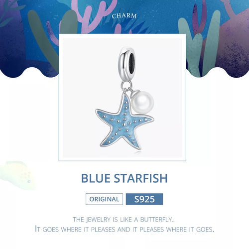 Starfish 925 Silver Charm - fathyibrahim
