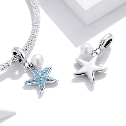 Starfish 925 Silver Charm - fathyibrahim