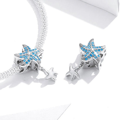 Starfish 925 Silver Charm - fathyibrahim
