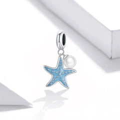 Starfish 925 Silver Charm - fathyibrahim