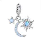 Stars Hanging 925 Silver Charm - fathyibrahim