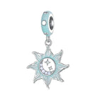 Sun And Moon 925 Silver Charm - Multi Color