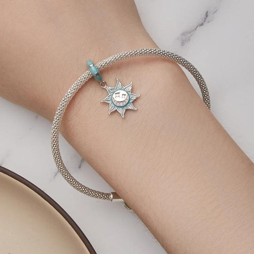 Sun And Moon 925 Silver Charm - fathyibrahim