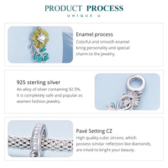 Sun Flower Charm - 925 sterling silver - fathyibrahim