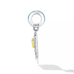 Sun Tarot Cards 925 Silver Charm - Multi Color