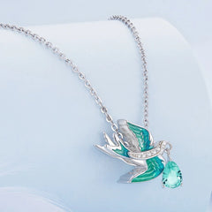 Swallow 925 Silver Charm - fathyibrahim