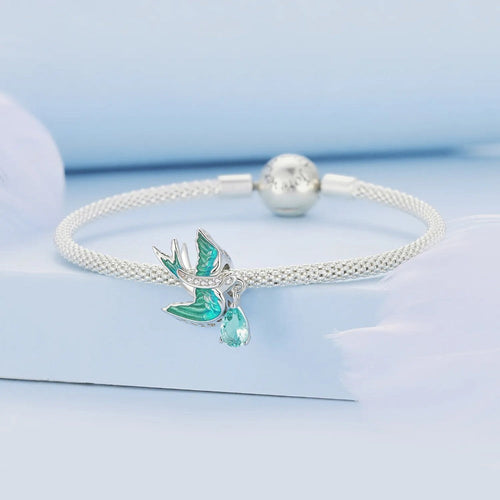 Swallow 925 Silver Charm - fathyibrahim