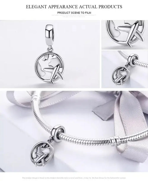 The Dream Of Traveling 925 Silver Charm
