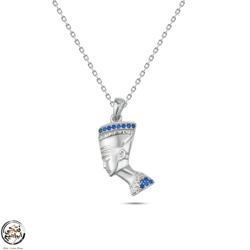 The Queen Nefertiti 925 Silver Women Necklace - fathyibrahim