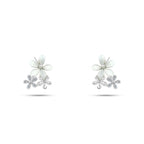 Three flowers Earring - 925 sterling silver - fathyibrahim