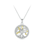 Tree Of Life Necklace - 925 Sterling Silver - Multi Color - NECKLACES