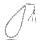 Turkish engraved oxidation misbaha 33beads - Rosary