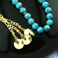 Turquoise Rosary 33 Beads - Turquoise - Rosary