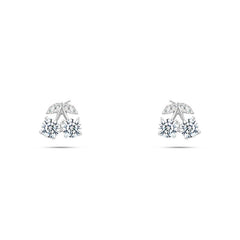 Umbrella Earring with Sparkling Zircon - 925 Sterling Silver - fathyibrahim