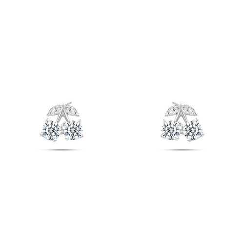 Umbrella Earring with Sparkling Zircon - 925 Sterling Silver - fathyibrahim