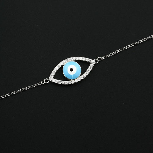 YBZ006 - Eye 925 Silver Bracelet - fathyibrahim