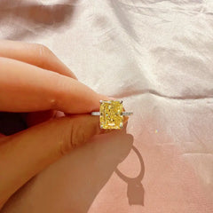 Yellow Ring - 925 Sterling Silver - Rings