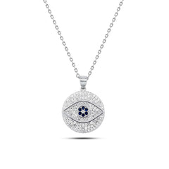 Zircon 925 Silver Necklace - fathyibrahim
