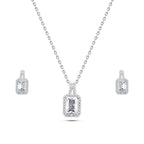 Zircon 925 Sterling Silver Set - fathyibrahim