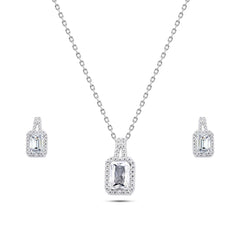 Zircon 925 Sterling Silver Set - fathyibrahim