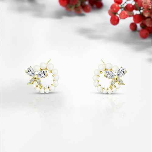 Zircon Butterfly 925 Silver Earring - fathyibrahim