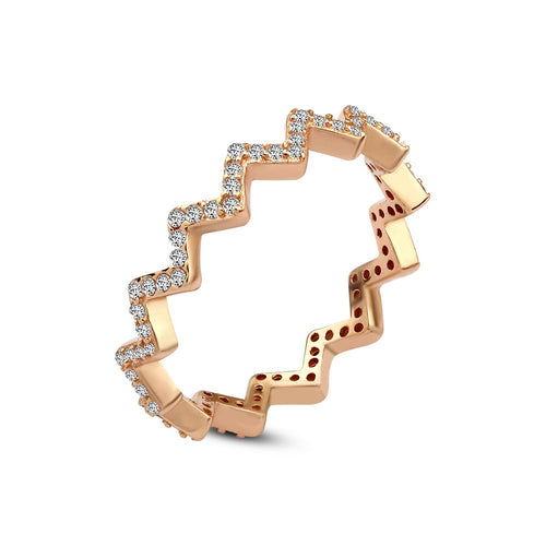 Zircon Statement Ring - 925 sterling silver - fathyibrahim
