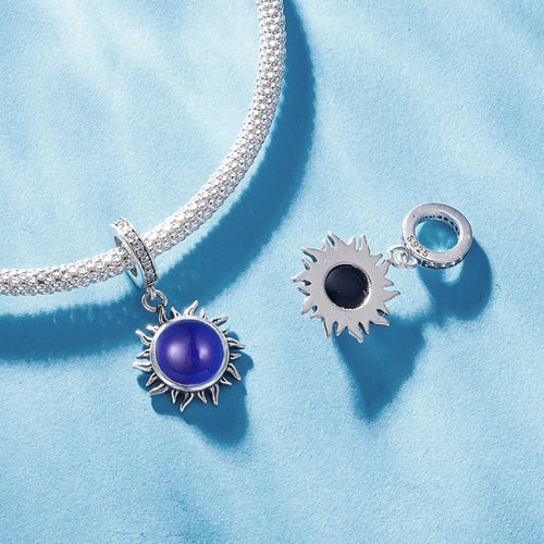 Zircon Sun Mood 925 Silver Charm - fathyibrahim