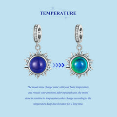 Zircon Sun Mood 925 Silver Charm - fathyibrahim